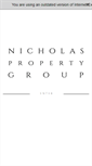 Mobile Screenshot of nicholaspropertygroup.com